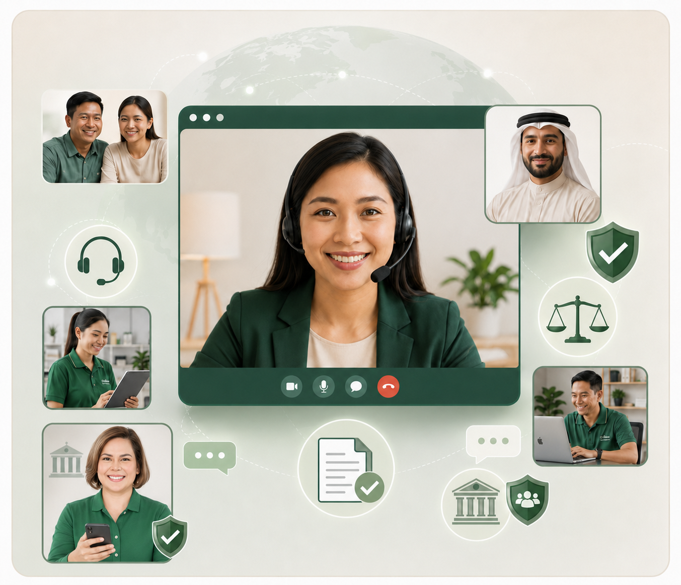 24/7 welfare support and video assistance for OFWs and employers